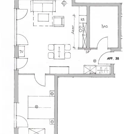 公寓 Apartmenthaus Hafenspitze Ap 38 